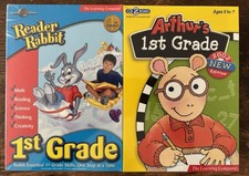 Arthur’s 1st Grade / Reader Rabbit 1st Grade (Two Pack) - New in Shrink picture
