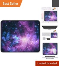 Elegant Galaxy Mouse Pad 12 x 10 - Waterproof & Stylish Rubber Desk Mat picture