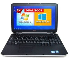 Dell Laptop Dual BOOT Windows 7 64 & 10 64|NEW 512GB SSD|16 GB|New Batt|1 YR WTY picture