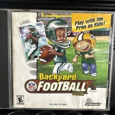 Backyard Football 2002 PC MAC CD kids quarterback NFL players sports teams game picture