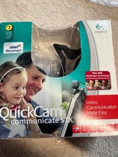 Logitech QuickCam Communicate STX Webcam USB 2.0 w/driver disc picture