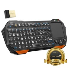 30ft Range Mini Wireless Bluetooth Keyboard w/ Touchpad for PS4 PC VR picture