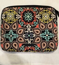 Title  Vera Bradley Tablet Sleeve Zip Case Padded eReader iPad Cover Plum Crazy picture