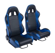 Universal Racing Seats for Cars, 1 Pair Race Car Seats with Dual Lock Sliders... picture