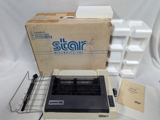 Vtg Star Micronics Gemini-10x Dot Matrix Printer in OG Box ~ Powers On ~ READ picture