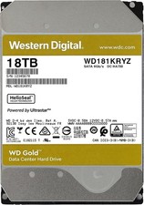 Western Digital  WD Gold WD181KRYZ 18TB 7200 RPM SATA 6Gb/s 512MB 3.5