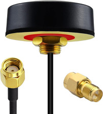 Wifi Puck Antenna Dual Band 2.4G 5.8 Ghz, 5Dbi Omni-Directional Mini Screw Mount picture