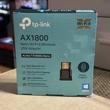 tp-link - AX1800 Wi-Fi 6 Nano Wireless USB Adapter - Dual Band Wi-Fi 6 picture