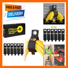 Heavy-Duty Cable Straps 13 Inch Pack Hook Loop Cord Organizer Hanger Rope Garage picture
