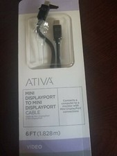Ativa Mini Displayport to mini displayport cable 6 ft. video picture