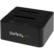 StarTech Dual-Bay USB 3.0 / eSATA to SATA Hard Drive Docking Station, 2.5/3.5
