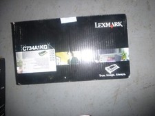 GENUINE LEXMARK C734A1KG BLACK TONER C734 C736 X734 X736 X738 NEW picture