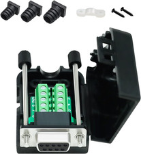 DB9 Breakout Connector DB-9 Female RS232 Serial Adapter Solderless Module Board picture