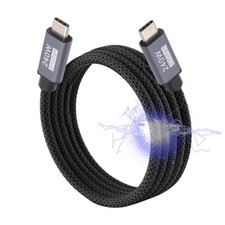 Cablecy USB3.2 Magnetic Cable USB-C 20Gbps 240W 8K 5K 4K USB4.0 Coiled Type-C picture