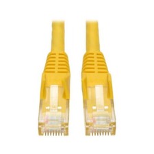 Tripp Lite Cat6 Gb Snagless Molded Ethernet CableN201-003-YW 3ft M/M Yellow(3pk) picture