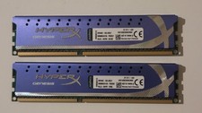 Kingston Hyper X Blu 8 GB (2x4GB)  Memory 1600MHz DDR3 KHX1600C9D3B1K2/8GX picture