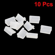 10Pcs Silicone USB Port Cover Cap  Protector Clear for Female End picture