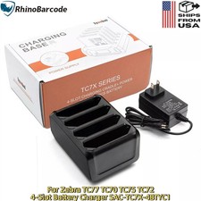 4 Slot Battery Charger For Zebra TC70 TC75 TC77 TC72 TC7X-4BTYC1 Batteries 🔥⭐ picture
