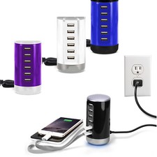 Multi 6 Port USB Charger Dock Station Wall Charger for iPad iPhone Smart Phones picture