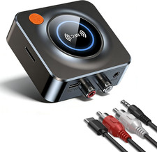 Bluetooth Receiver for Home Stereo, AUX RCA to Bluetooth Adapter | NFC Bluetooth picture