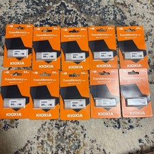 KIOXIA TransMemory U301 64GB USB 3.2 Flash Drive KUC-3A064GW 10 Pcs picture