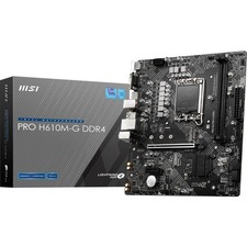 MSI H610M-G LGA-1700 DDR4 mATX Desktop Motherboard PROH610MGD4 picture