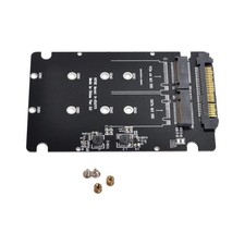 SFF-8639 NVME U.2 to Combo NGFF M.2 M-Key SATA PCIe SSD Adapter for Mainboard... picture
