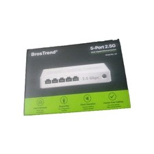 BrosTrend 5-Port 2.5G Muti-Gigabit Ethernet Switch Model No: S2 Plug&Play Silent picture