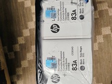 Genuine HP 83A LaserJet Toner Cartridge - Black (CF283AD). picture