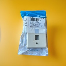 🔥(AN)***QTY 19*** Leviton 41080-3AP Almond 1-Gang ***FREE SHIPPING*** picture