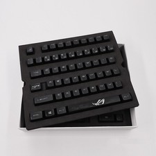 ROG Theme ABS Keycaps Backlit 104 Keys Black OEM Height For Mechanical Keyboard picture