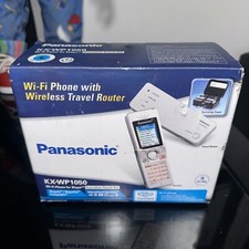 Panasonic Wi-Fi Phone With Travel Router & Case Skype International KX-WP1050 picture
