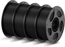 3D Printer Filament PLA Bundle 4KG, Black picture