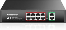 8 Port Full Gigabit Poe Switch, 8 Poe+ Ports @120W, 2*Uplink Port, Plug & Play, picture