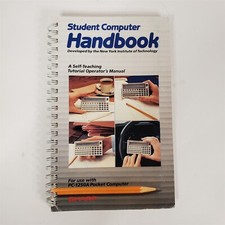 Rare Student Computer Handbook For Use w/ Sharp PC1250A Pocket Computer picture