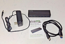 Plugable 7 Port USB 3.0 Hub W/ Dual Charging Ports SUPER SPEED 5 Gbps-PARTS ONLY picture