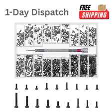 QOOSIKICC 500Pc M1.2/M1.4/M2 Laptop Screw Kit Black picture