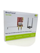 Bros Trend AC1200 High Gain Wireless Dual Band PCI-e Network Adapter AC6   M2 picture