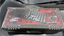 2Boom Battle Crate Wired Illuminated Gaming Keyboard Mouse Headset GHP450BR picture