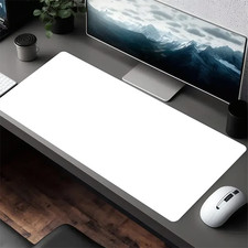 1pc Black Leopard Print Round Mouse Pad & Desk Mat - Non-Slip Base Suitable fo picture