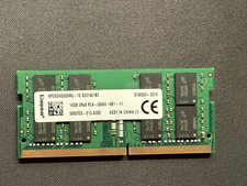 Kingston 16GB 2Rx8 PC4-2666V-SE1-11 DDR4 Laptop Memory SODIMM picture