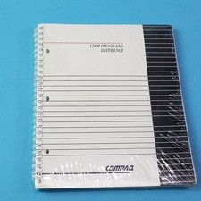 Compaq User programs reference Manual Still sealed picture