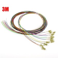 3M 12 Core LC UPC OM3 Multimode Fiber Optic Optical Pigtail Multi-Color Cable picture