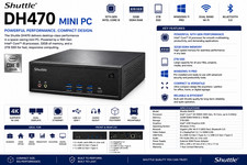 NEW Shuttle DH470 Mini PC Intel Core i9 32GB RAM 2TB SSD Win11Pro Tiny Desktop picture