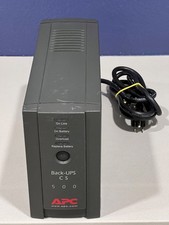 APC Back-UPS CS 500 BK500BLK UPS Battery Backup - Work - No Battery picture