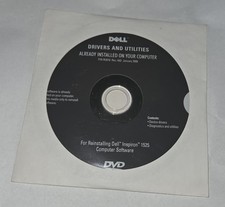 Dell Drivers and Utilities Reinstallation DVD Inspiron 1525 picture