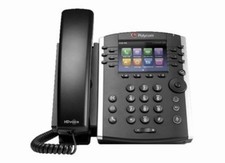 Plantronics Poly VVX 411 12-Line VoIP Desk Phone Handset POE 3.5