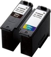 Genuine Canon PG-285XL or CL-286XL High Yield Ink Cartridges Black or Colors picture