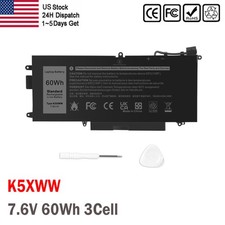 7.6V 60wh K5XWW 71TG4 Battery for Dell Latitude 13 7389 7390 5289 2-in-1 Series picture