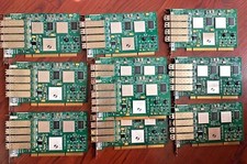 lot 10 NETAPP 111-00286+A0 LSI LSI7404XP-LC QUAD PORT FIBRE CHANNEL CARD w/ SFP picture